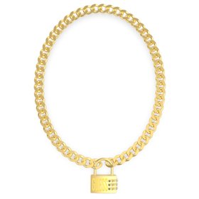 NECKLACE GUESS WOMEN UBN20054 (45CM )