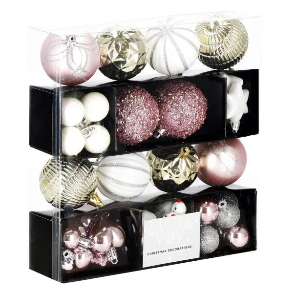 Springos Christmas Tree Ornament Set CA1161, 38 pcs