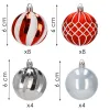Christmas Tree Decoration Set Springos CA1166, 24 pcs