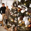 Christmas tree decoration set Springos CA1190 10 cm 6 pcs.