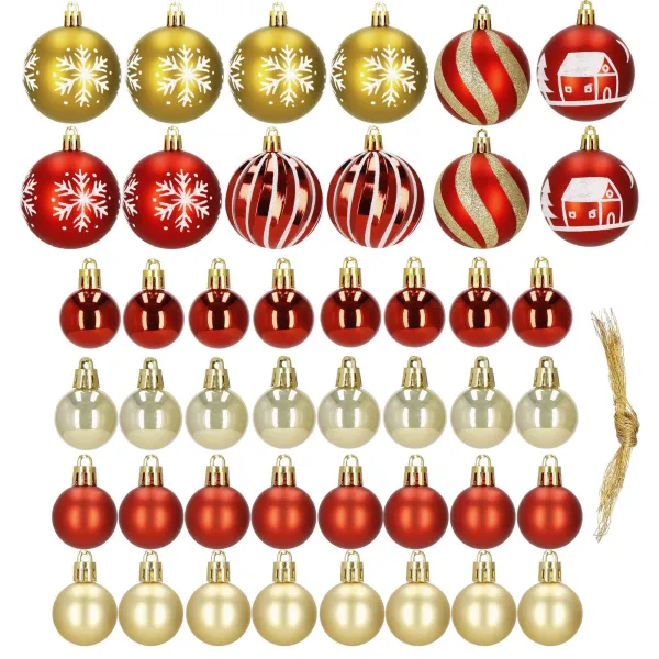 Christmas Tree Ornament Set Springos CA1127 42 pcs