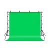 Puluz 2x3m photo backdrop set/stand + photo backdrops 3 pcs PKT5205