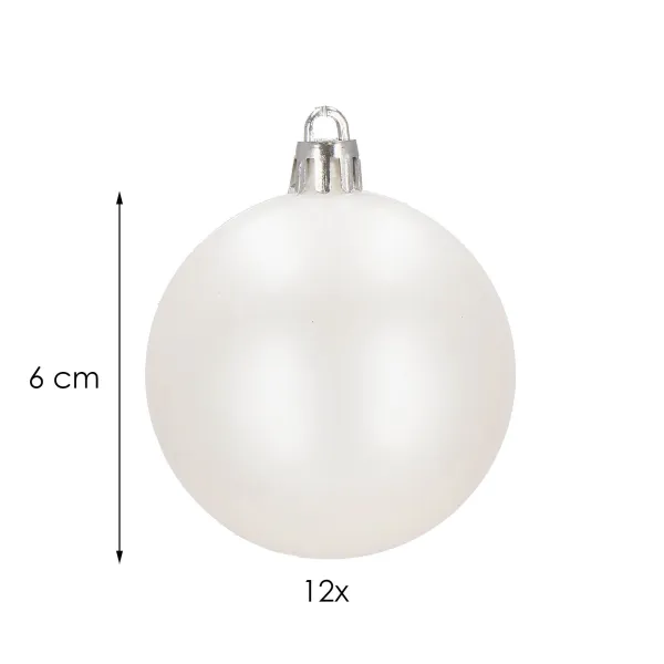 Jõulukuulide kaunistus Springos CA0846 6 cm 12 tk