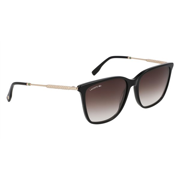 SUNGLASSES LACOSTE WOMEN L6016S-001 (Lens/Bridge/Temple) 57/16/140 mm)