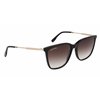 SUNGLASSES LACOSTE WOMEN L6016S-001 (Lens/Bridge/Temple) 57/16/140 mm)