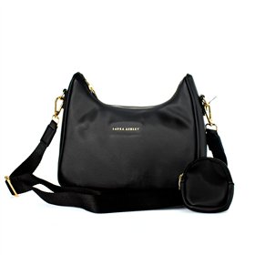 BAG LAURA ASHLEY WOMAN CLARENCENOIR (25X20X10CM )