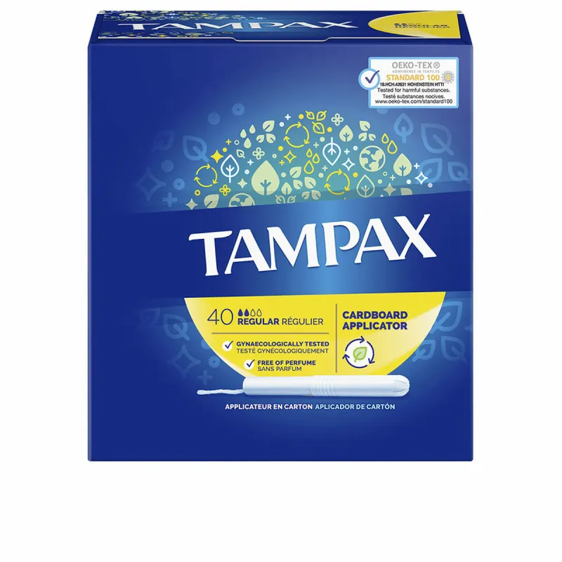 Regular tampoonid Tampax   40 Ühikut | Osta veebist — Megaluks