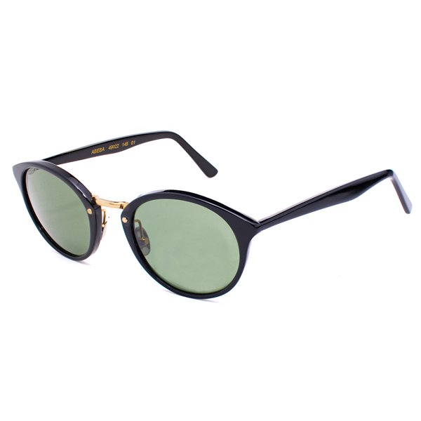 SUNGLASSES LGR UNISEX ABEBA-BLACK01 (Lens/Bridge/Temple) 49/22/145 mm)