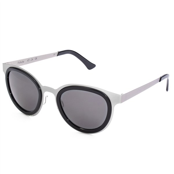 SUNGLASSES LGR UNISEX FELI-SILVER01 (Lens/Bridge/Temple) 47/24/145 mm)