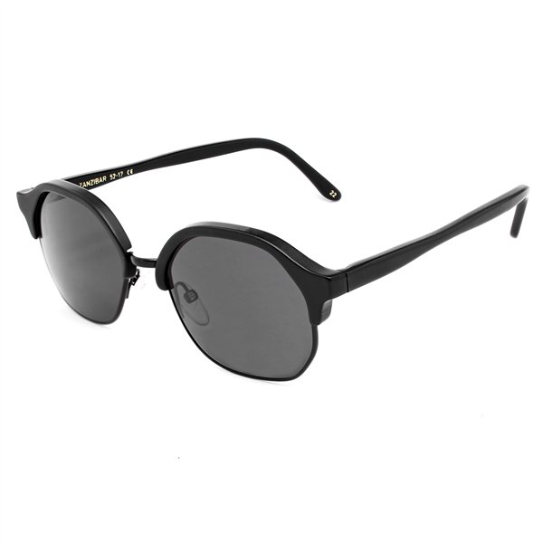 SUNGLASSES LGR UNISEX ZANZIBARBLK22 (Lens/Bridge/Temple) 50/12/135 mm)