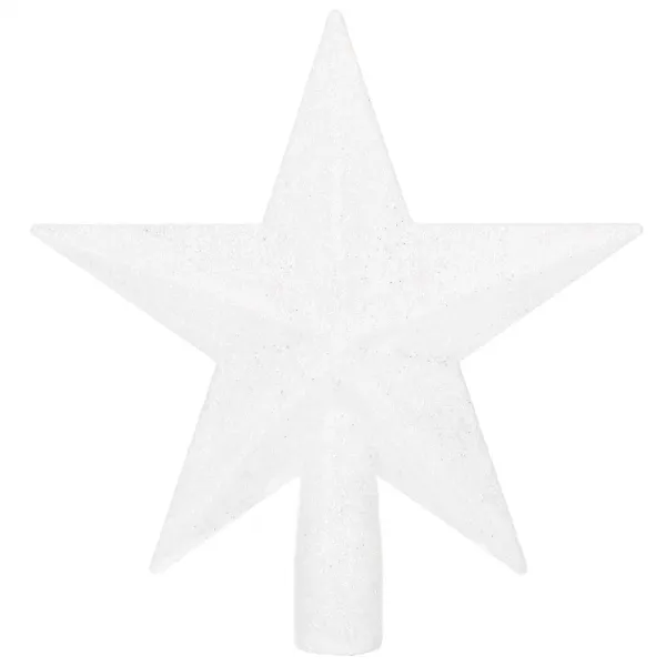 Christmas tree top Springos CA1194 15 cm, white