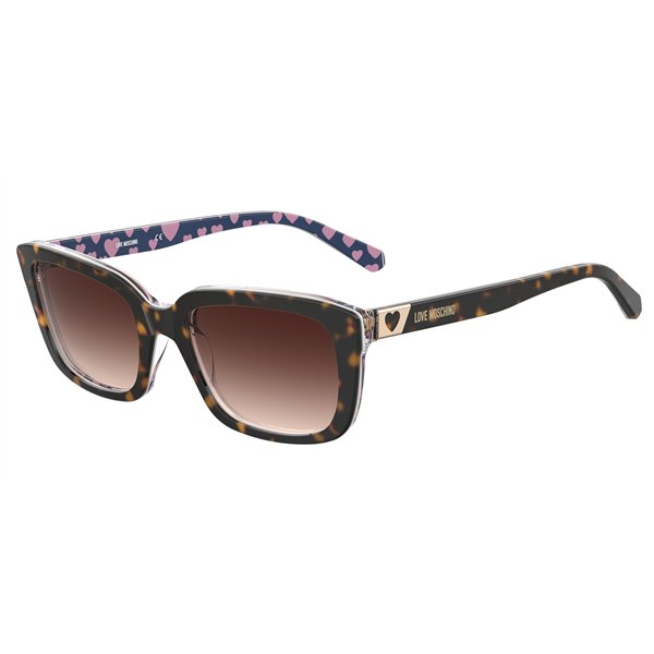 SUNGLASSES LOVE MOSCHINO WOMEN MOL042S086F3H (Lens/Bridge/Temple) 53/17/145 mm)