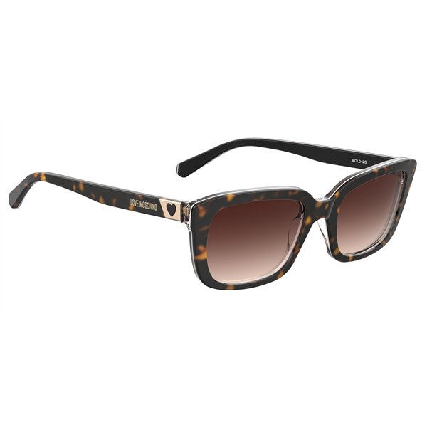 SUNGLASSES LOVE MOSCHINO WOMEN MOL042S086F3H (Lens/Bridge/Temple) 53/17/145 mm)