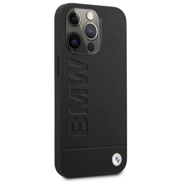BMW Leather Hot Stamp MagSafe - Case for iPhone 14 Pro Max (Black)