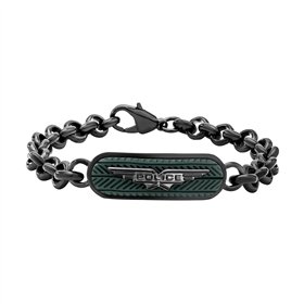 BRACELET POLICE MAN PJ26401BSULGR (19CM )