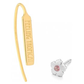 EARRINGS SECRECY WOMEN E8224CDAWW900 (3CM )