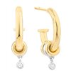EARRINGS SECRECY WOMEN E8233CDAWW190 (1,5CM )
