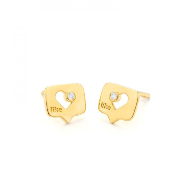 EARRINGS SECRECY WOMEN E8502CDAW7900 (1CM )