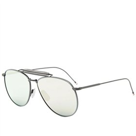 SUNGLASSES THOM BROWNE UNISEX TB015LTDBLKGR (Lens/Bridge/Temple) 62/15/144 mm)