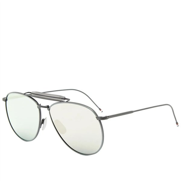 SUNGLASSES THOM BROWNE UNISEX TB015LTDBLKGR (Lens/Bridge/Temple) 62/15/144 mm)
