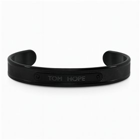 BRACELET TOM HOPE UNISEX TMBLACK (15CM )