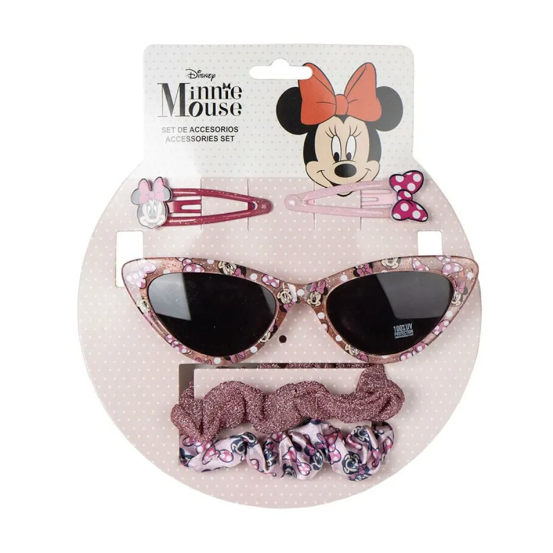 Saulesbrilles ar piederumiem Minnie Mouse 15 x 17 x 2 cm