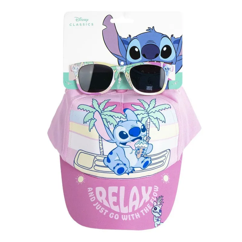 Bērnu saulesbrilles Stitch 53 cm Cepure