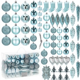 Ziemassvētku eglīšu rotājumu komplekts Springos CA0855 72 gab