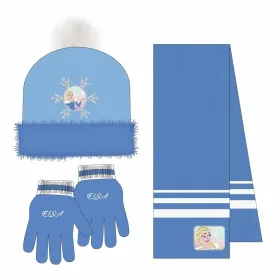 Hattu & Hanskat Frozen Sininen
