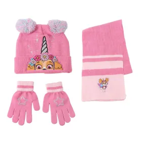 Cepure un cimdi The Paw Patrol Rozā