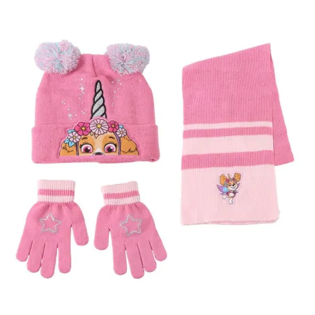 Cepure un cimdi The Paw Patrol Rozā