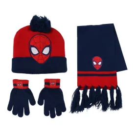Kepurė ir pirštinės Spider-Man Mėlyna