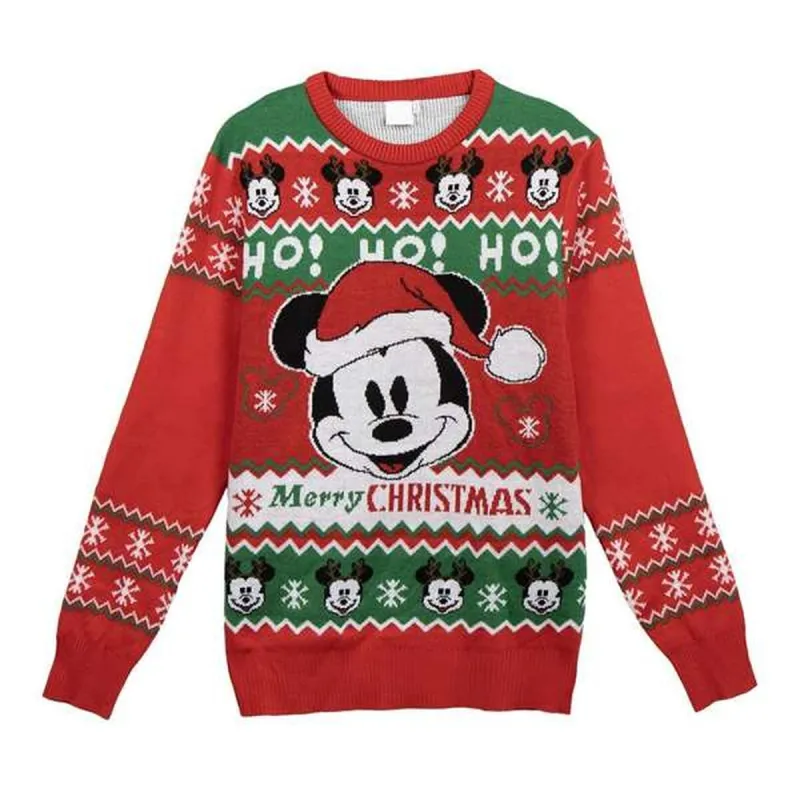 Unisex Jumper Mickey Mouse Red M