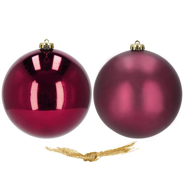 Kalėdinių eglutės žaisliukų rinkinys Springos CA1179, 2 vnt., 15 cm