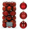 Kalėdinių eglutės žaisliukų rinkinys Springos CA0006, 6 cm, 30 vnt.