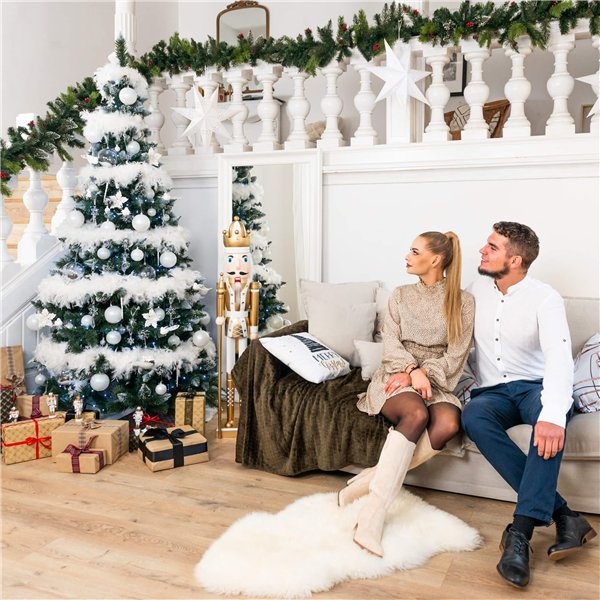 Kalėdinių eglutės žaisliukų rinkinys Springos CA0101, 4 cm, 20 vnt.