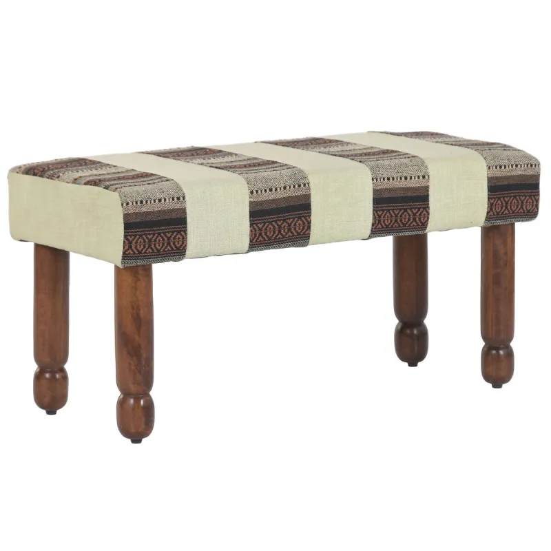 Taburete Home ESPRIT Daudzkrāsains Mango koks 94 X 38 X 45 CM