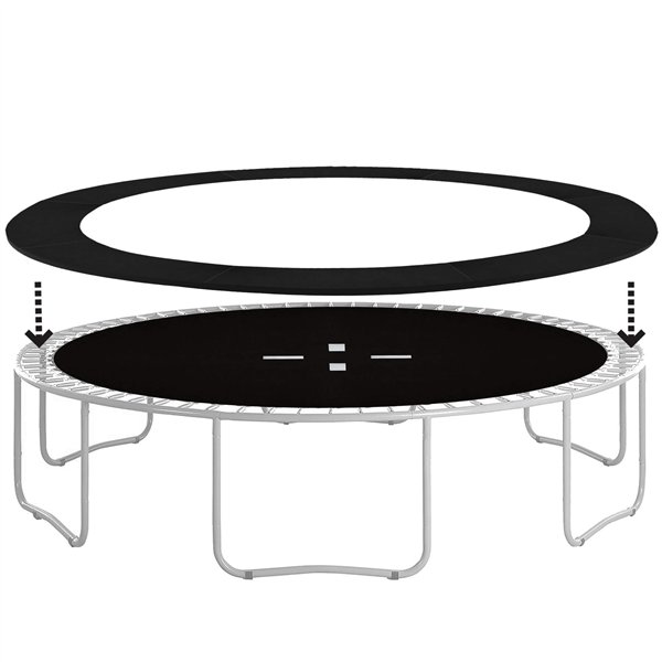 10FT Black Spring Cover