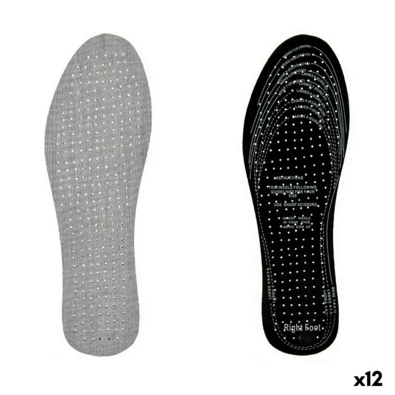 Modeliai Extra Fresh Juoda Pilka Medvilnė Plastmasinis Lateksas 9,5 x 30 cm 11,5 x 0,5 x 36 cm (12 vnt.)
