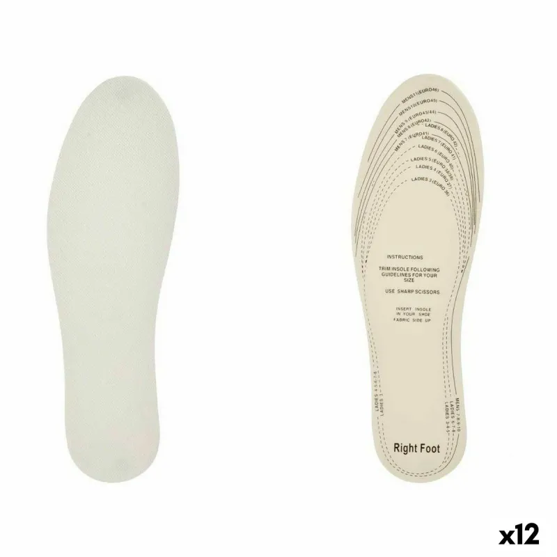 Stenciļi Extra COmfort Balts Plastmasa Latekss TNT (Non Woven) 9,5 x 29,5 cm 11,5 x 0,5 x 36 cm (12 gb.)