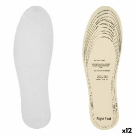 Kujud Sport Valge Puuvill Plastmass Lateks 9,5 x 29,5 cm 11,5 x 0,5 x 36 cm (12 Ühikut)