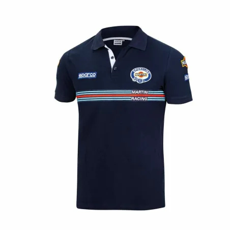 Lyhythihainen poolopaita Sparco MARTINI-R L Laivastonsininen