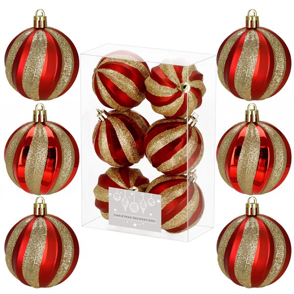Christmas Tree Decoration Set Springos CA1400, 6 pcs