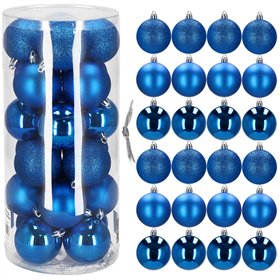 Kalėdinių eglutės dekoracijų rinkinys Springos CA0086, 24 vnt.