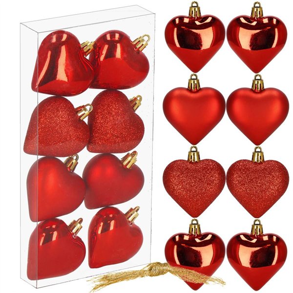 Christmas Tree Decoration Set Springos CA1156, 8 pcs