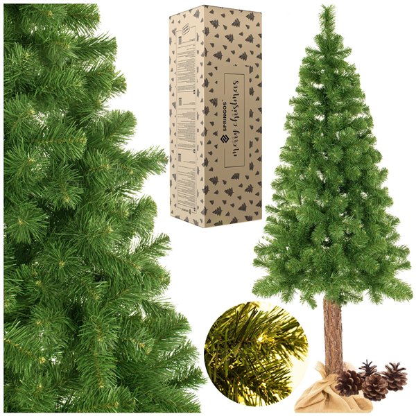 Artificial Christmas Tree on Trunk Springos CT0263, 180 cm