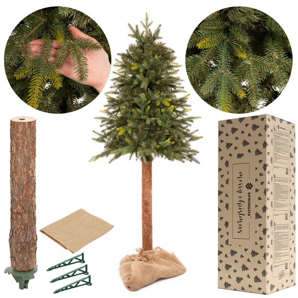 Dirbtinė eglutė ant kamieno Springos CT0198, 150 cm