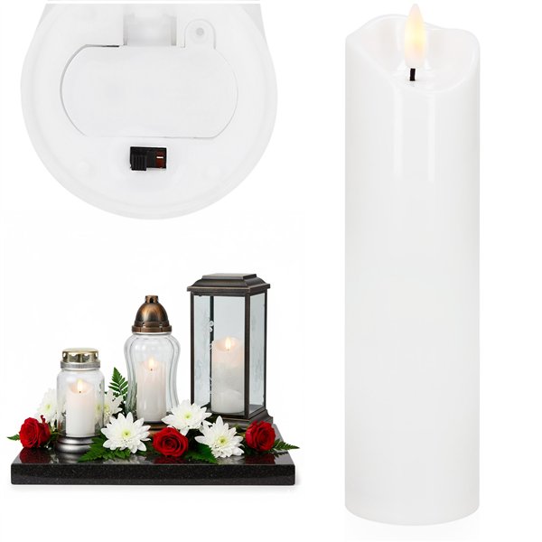 Springos LED žvakė HA7553, 17,5 x 5 cm