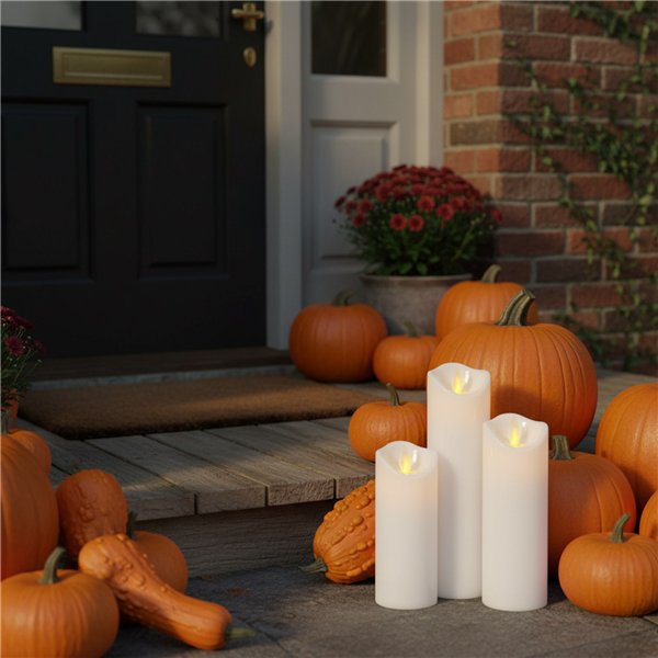 Springos LED žvakė HA7554, 12,5 x 5 cm