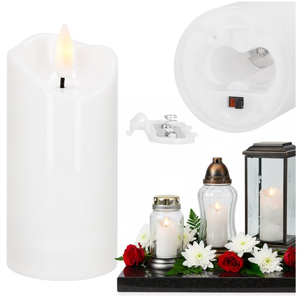 Springos LED žvakė HA7552, 9,5 x 5 cm